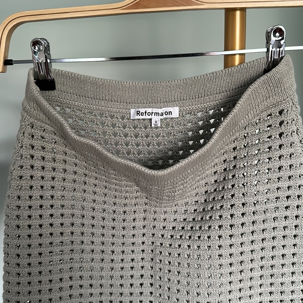 Reformation Woven Knit Two Piece Set - Picture 7 of 8